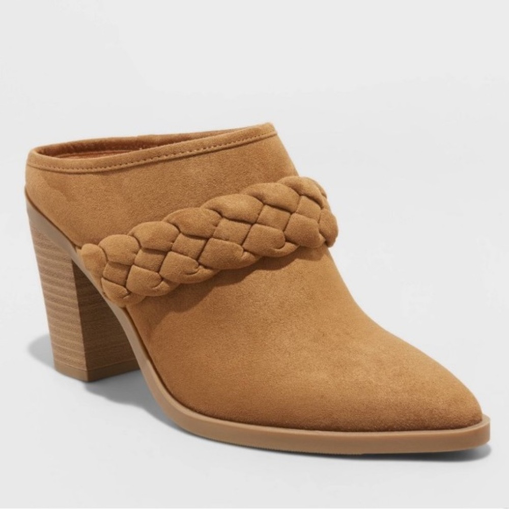 Universal Thread Women's‎ Avis Mule Heels Cognac Size 11 NEW/NWT